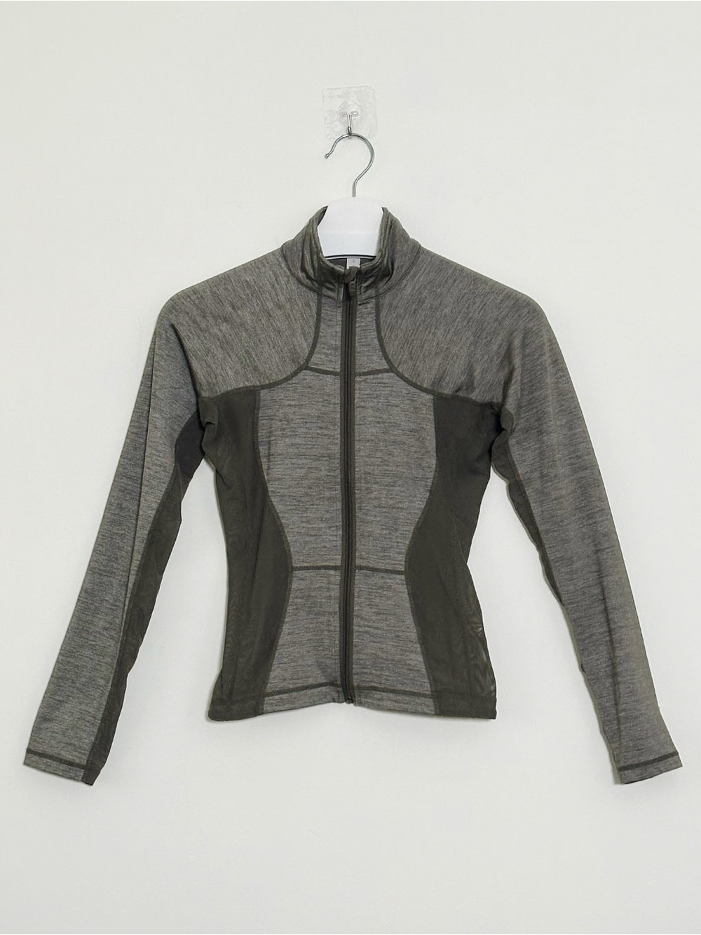 Lululemon Mesh Combination Define Jacket Heather Green athletic